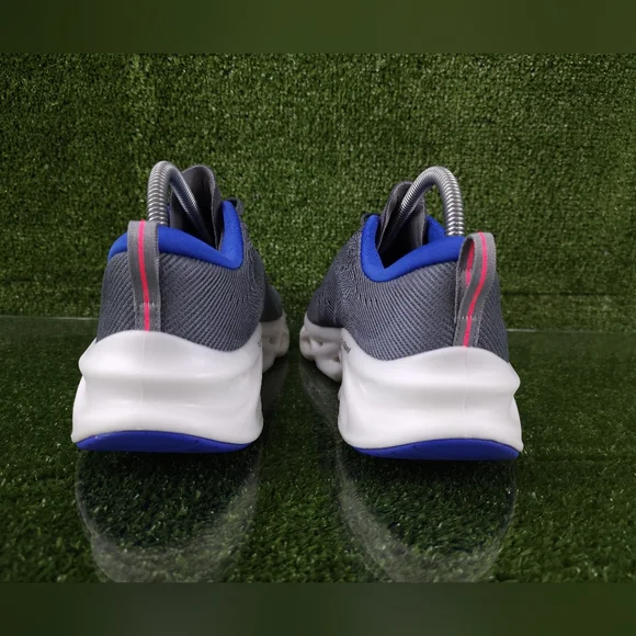 Skechers GoRun Gray and Blue Athletic Shoes Womens Size 8 - Picture 5 of 6